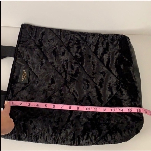 Victoria’s Secret Velvet Shoulder Tote Bag - Picture 11 of 11